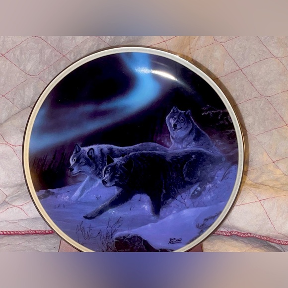 The Bradford Exchange "Running with the Light" by Desmond McCaffrey Plate #3519A - Picture 1 of 4